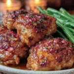 crockpot honey garlic chicken thighs - featured image