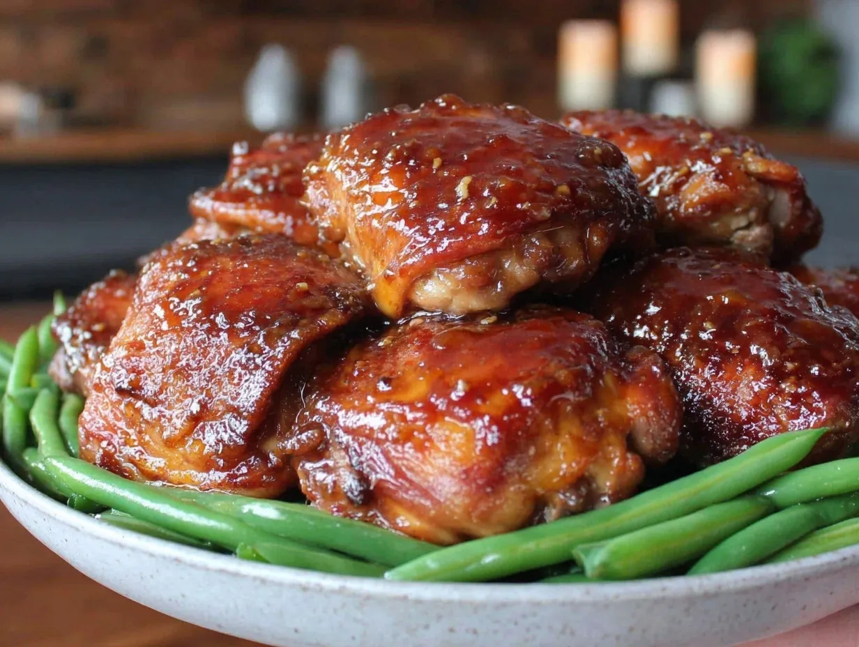 crockpot honey garlic chicken thighs preparation steps