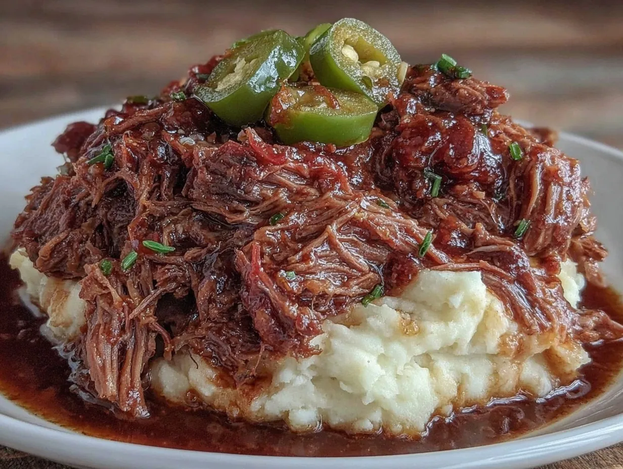 crockpot mississippi pot roast preparation steps