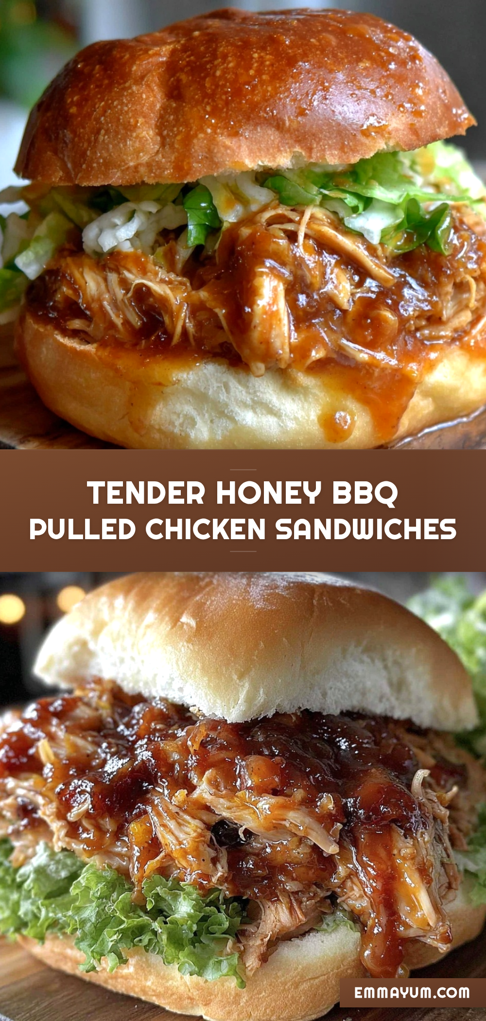 crockpot pulled chicken sandwiches recipe