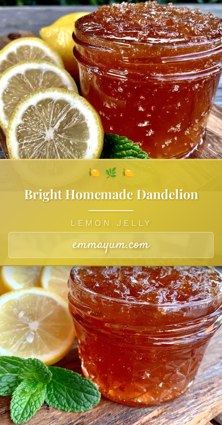 dandelion lemon jelly recipe