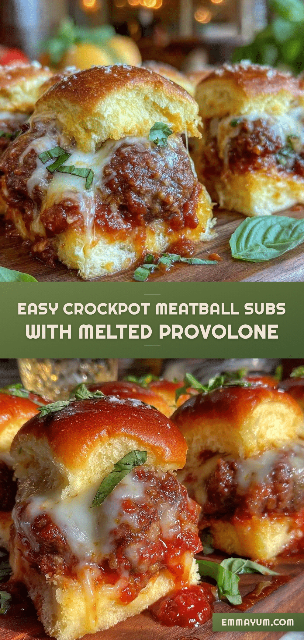 easy crockpot meatball sub sliders recipe