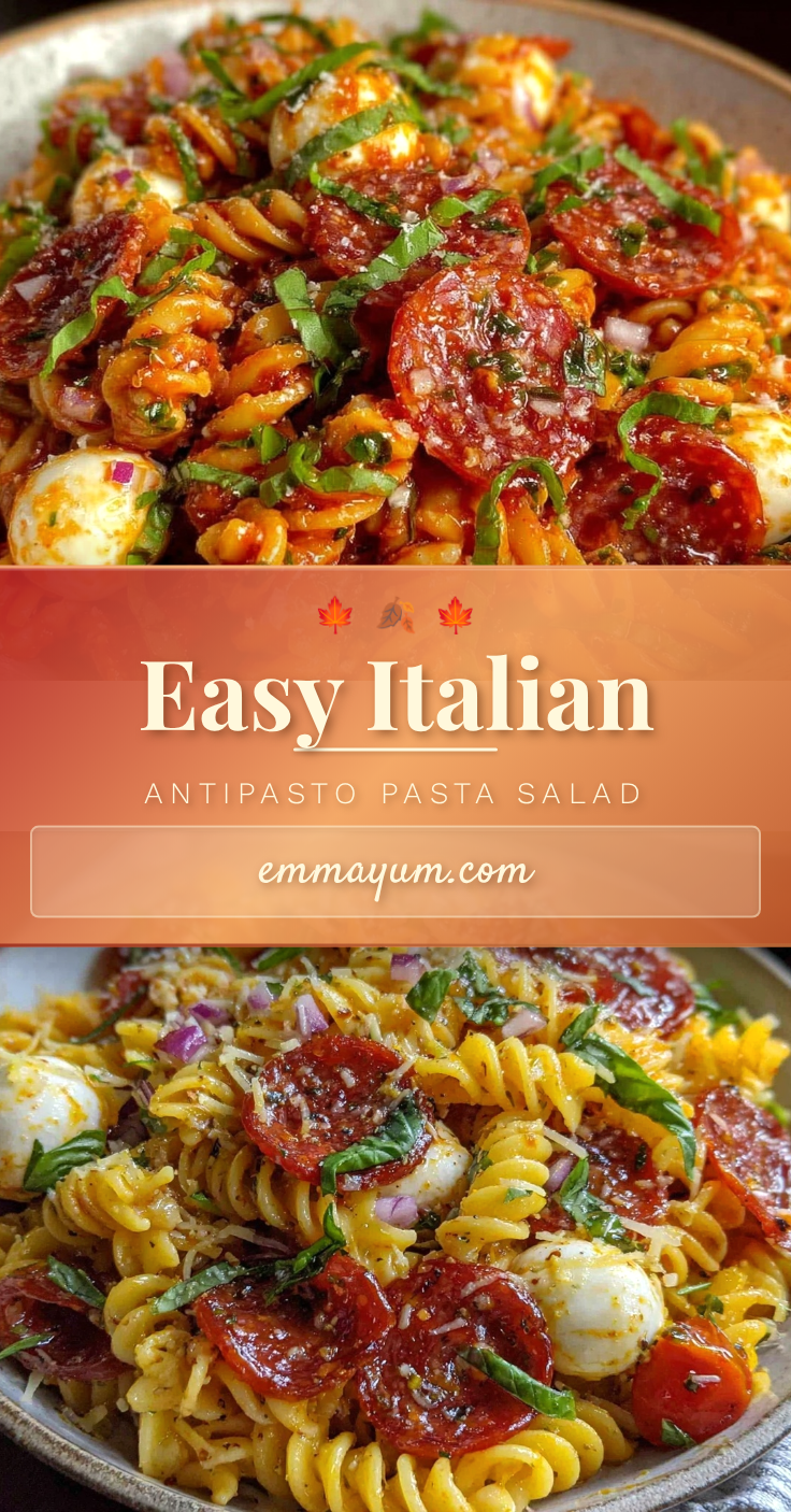 easy italian antipasto pasta salad recipe