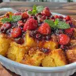 easy overnight french toast casserole - featured image