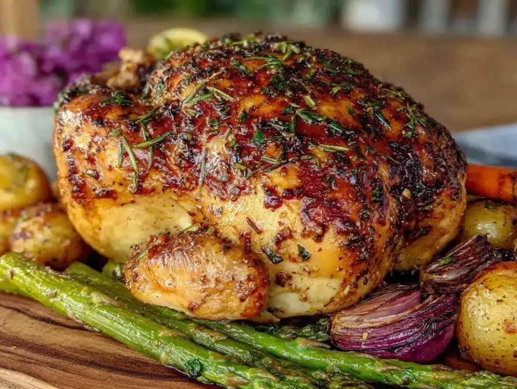 fresh lemon herb chicken recipe - featured image