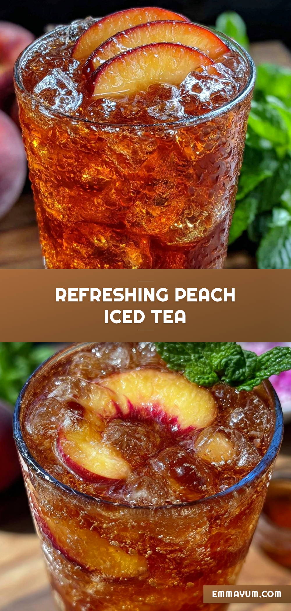 fresh peach iced tea recipe