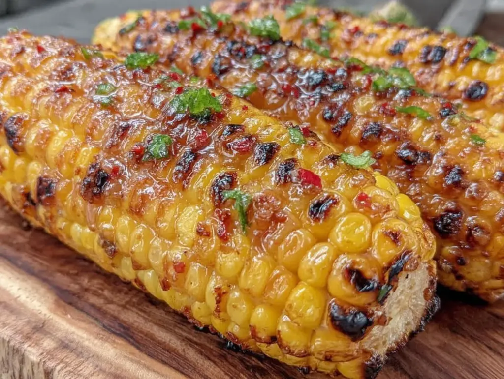 grilled corn with chili lime butter - featured image