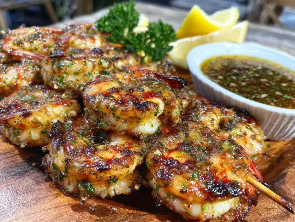grilled shrimp skewers - featured image