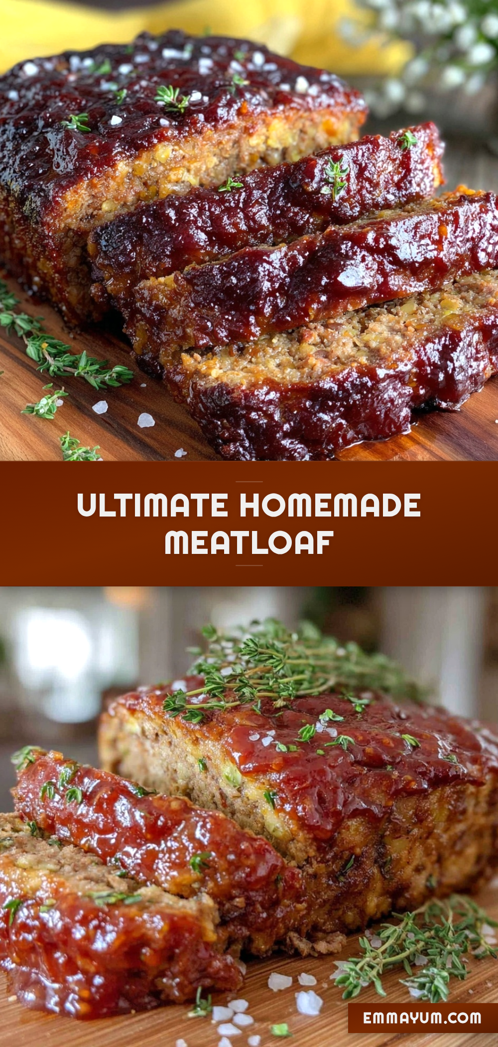 homemade meatloaf brown sugar ketchup glaze recipe