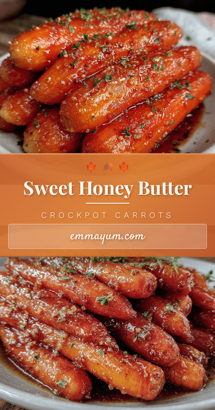 honey butter crockpot glazed carrots recipe