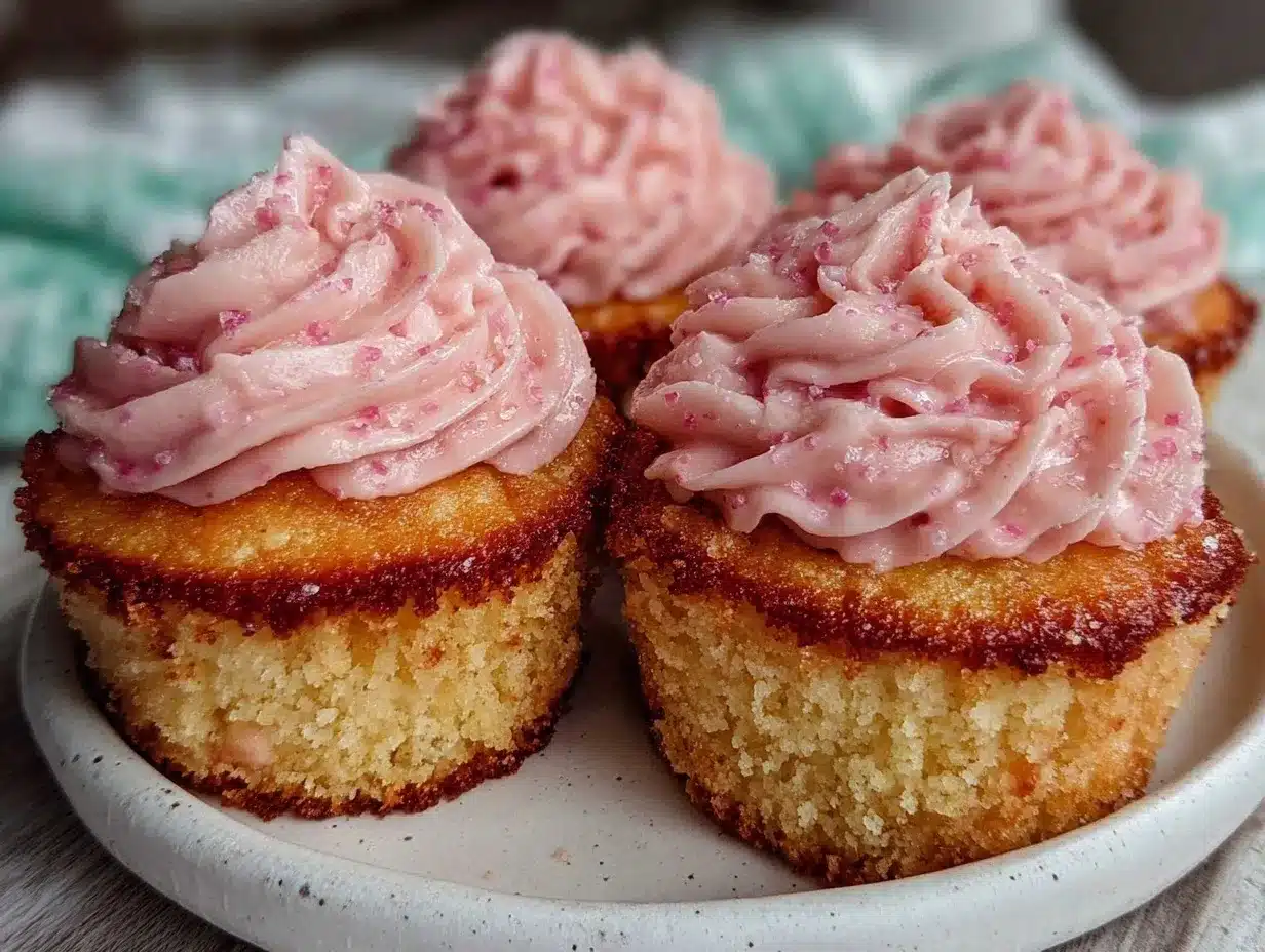 lemon curd filled cupcakes preparation steps
