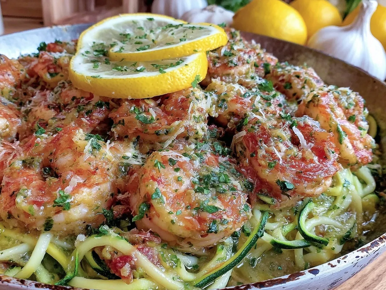 lemon garlic butter shrimp preparation steps