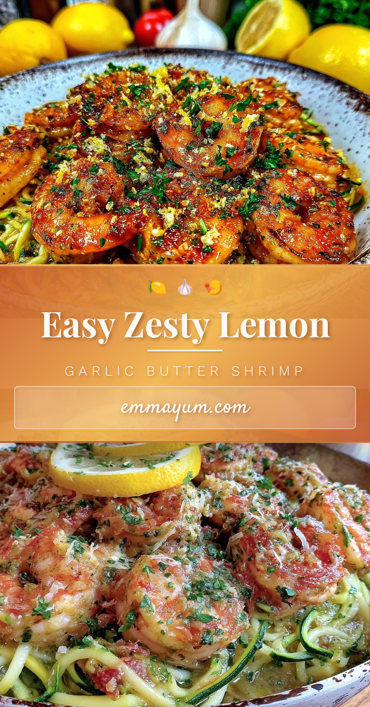 lemon garlic butter shrimp recipe