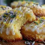 lemon lavender shortbread cookies - featured image