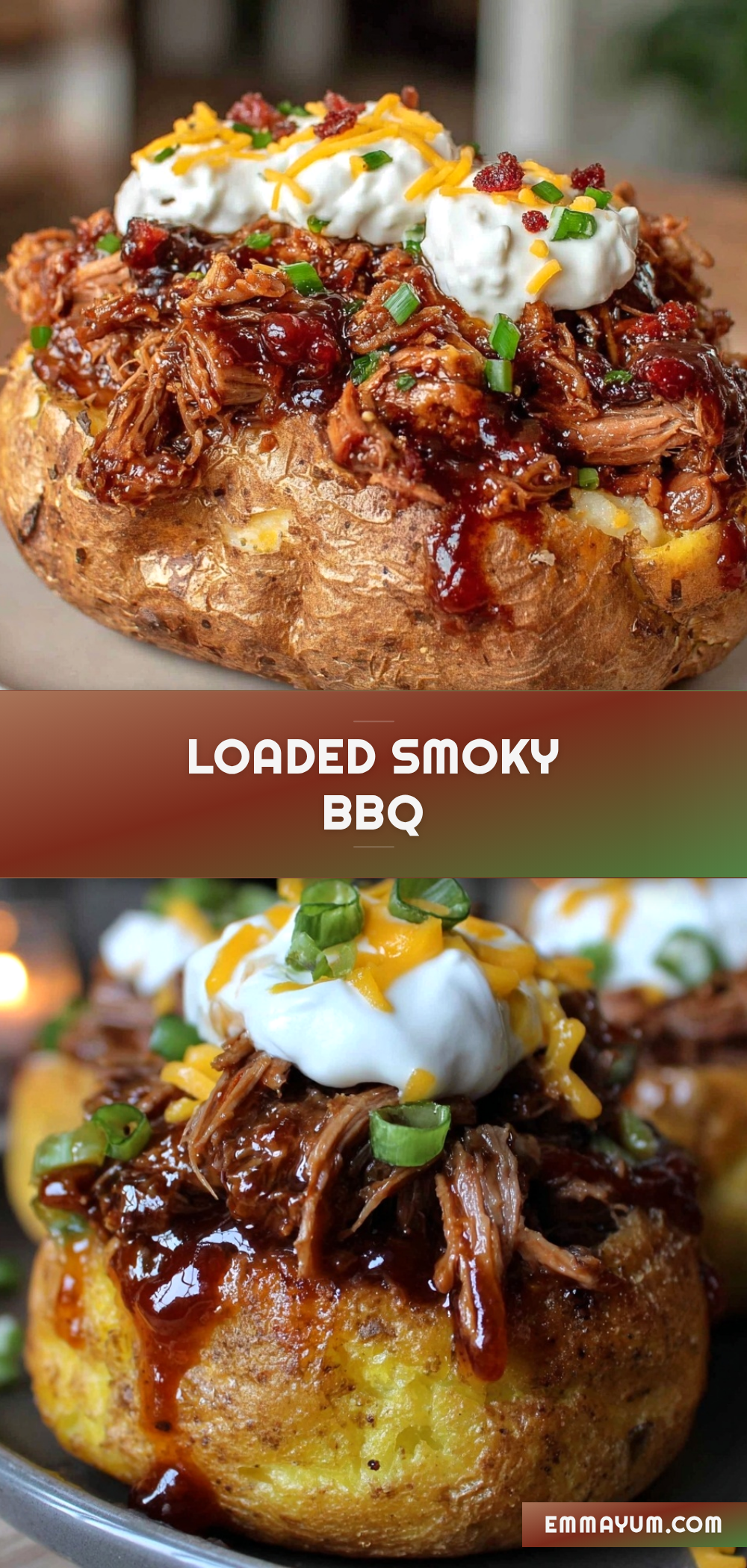 loaded bbq brisket baked potato recipe