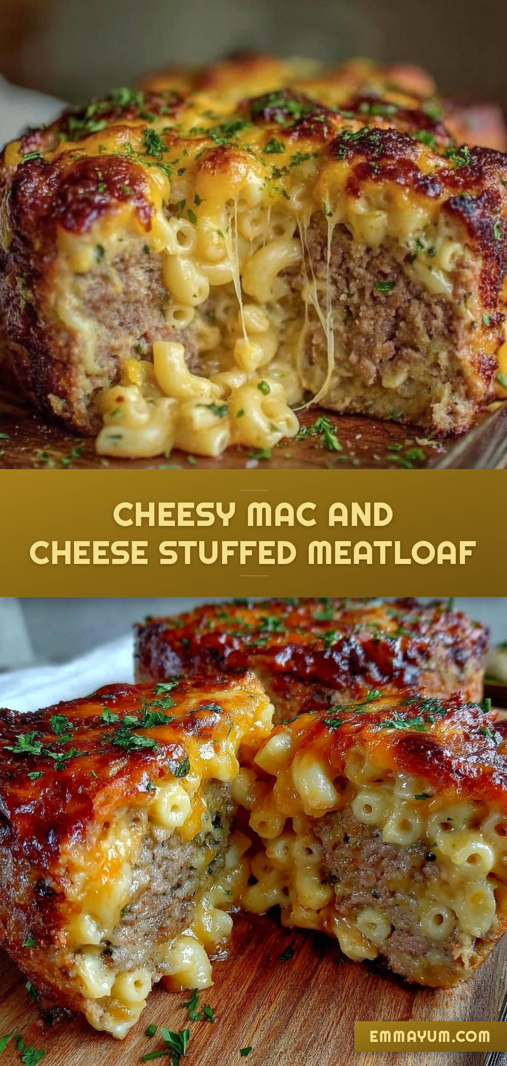 mac and cheese stuffed meatloaf recipe