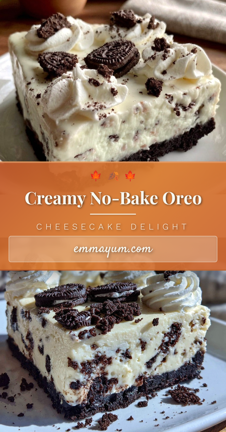 no-bake Oreo cheesecake recipe