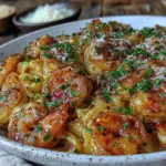 quick garlic butter shrimp pasta - featured image