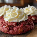 red velvet Crumbl cookie copycat - featured image