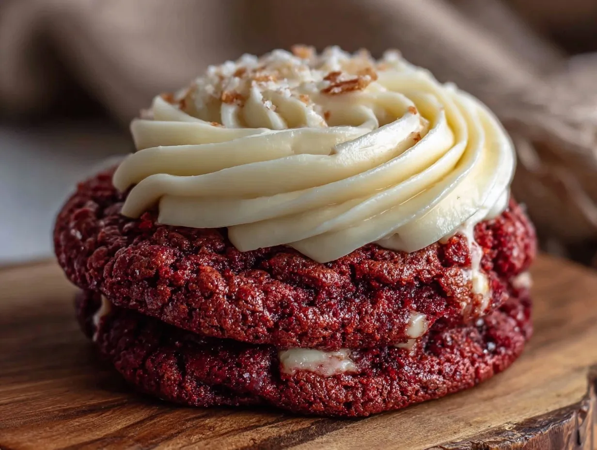 red velvet Crumbl cookie copycat preparation steps