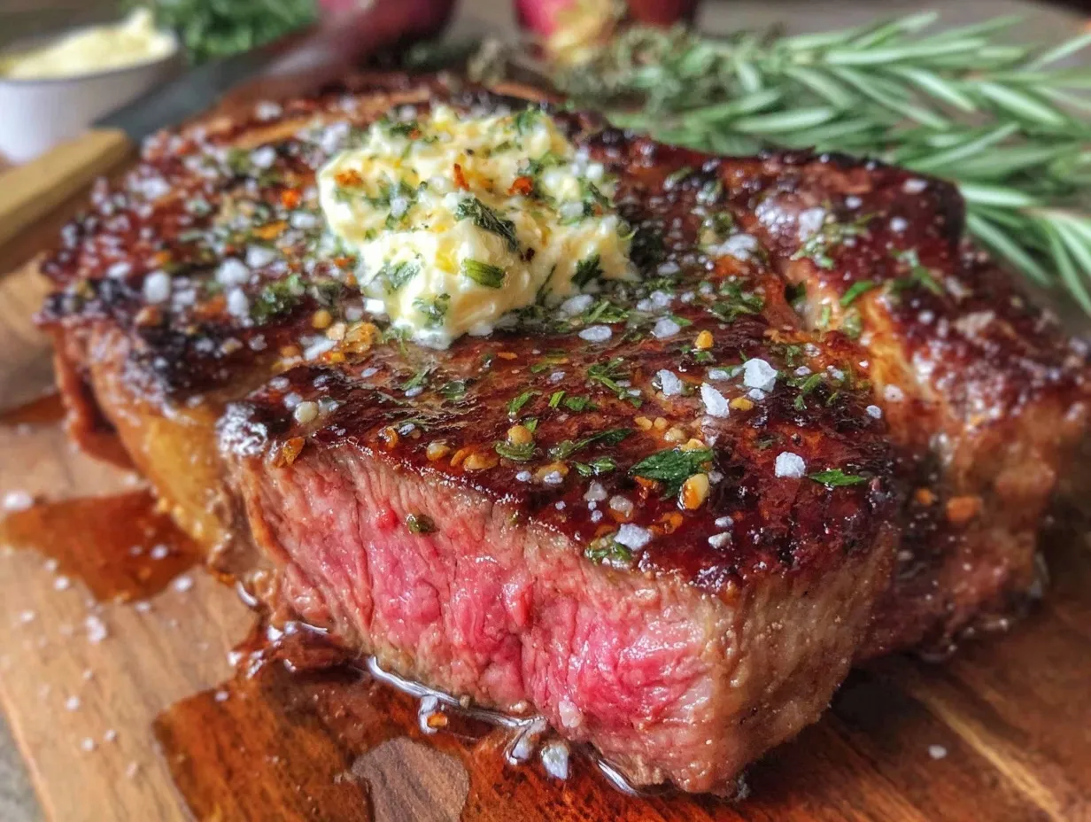 reverse seared ribeye steak preparation steps