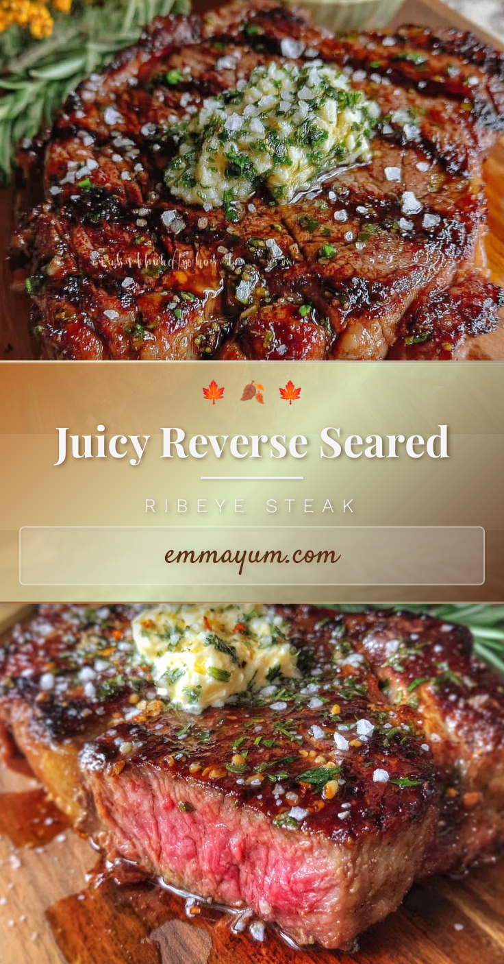 reverse seared ribeye steak recipe