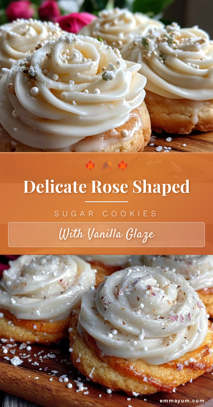 rose shaped sugar cookies recipe