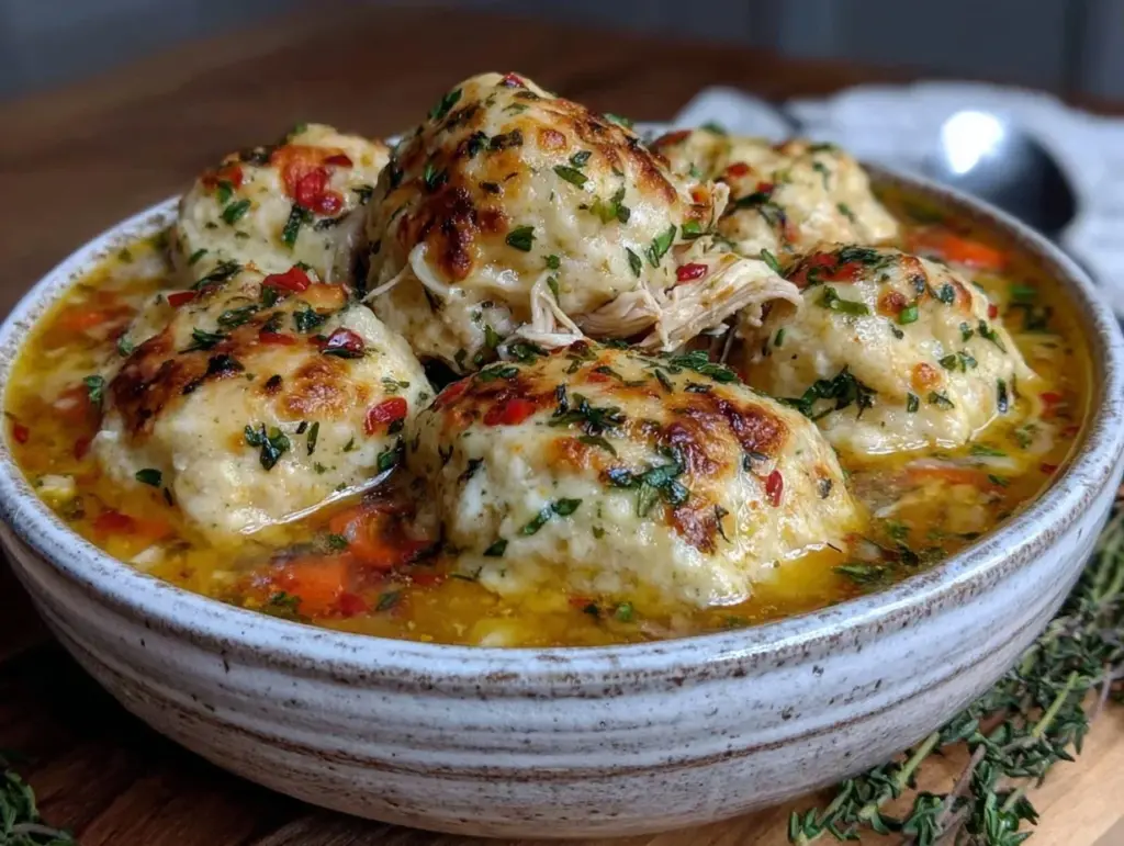 slow cooker chicken and dumplings - featured image