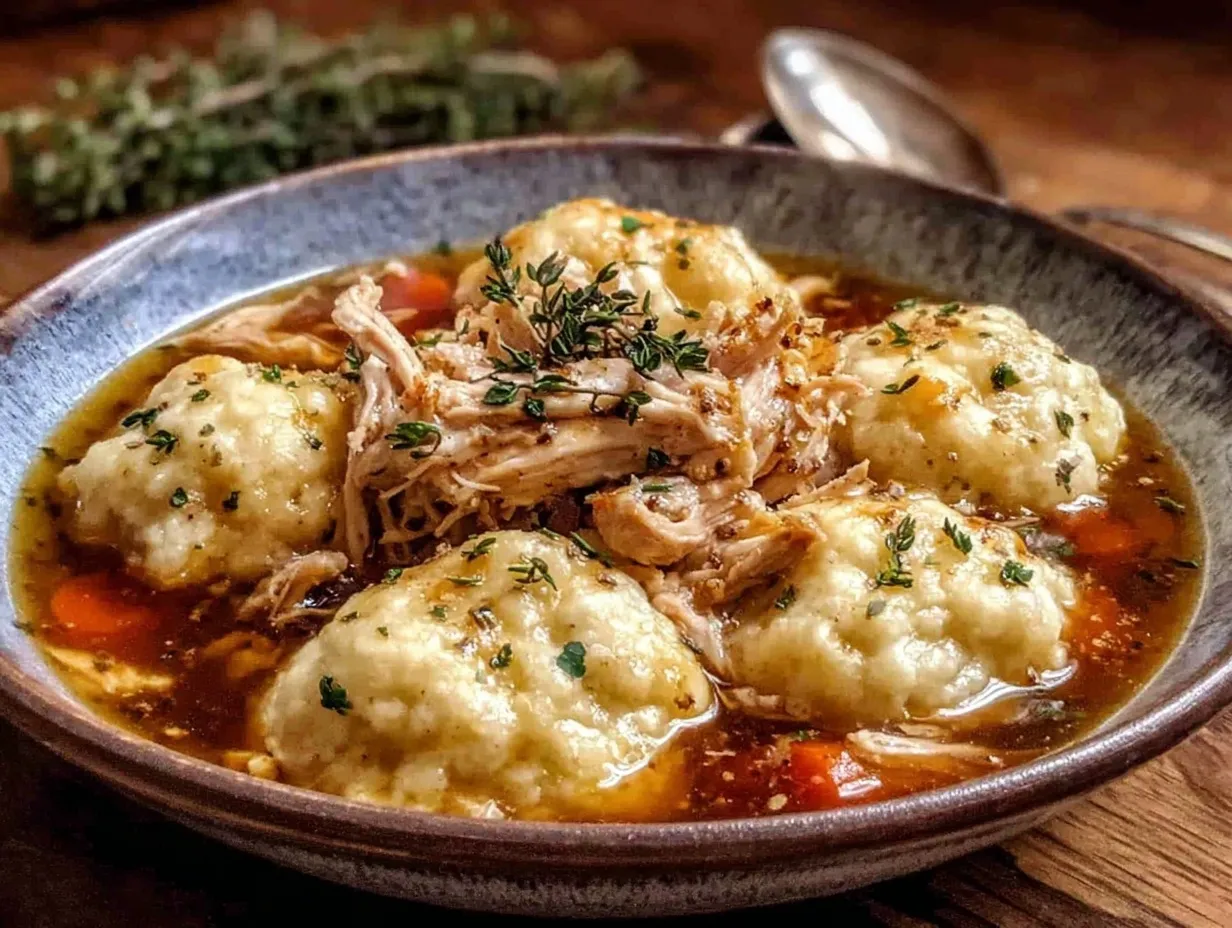 slow cooker chicken and dumplings preparation steps