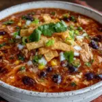 slow cooker chicken enchilada soup - featured image