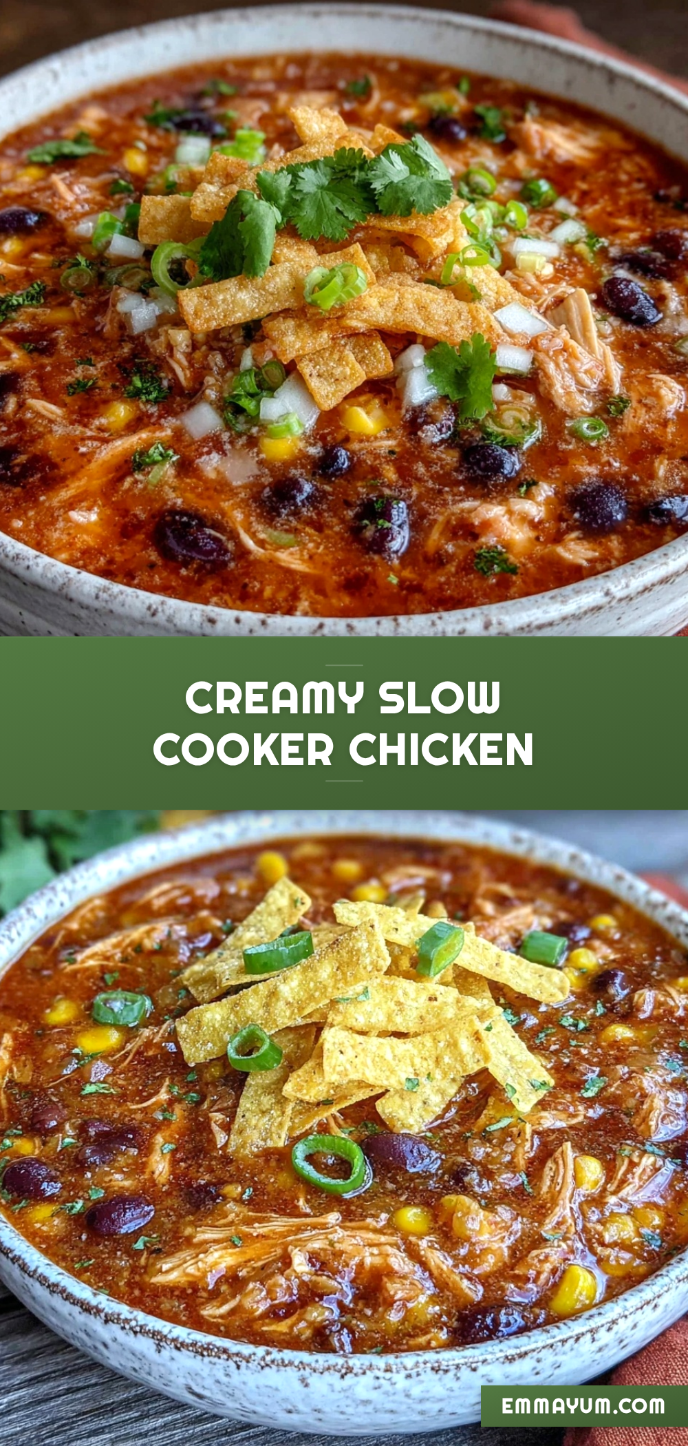slow cooker chicken enchilada soup recipe