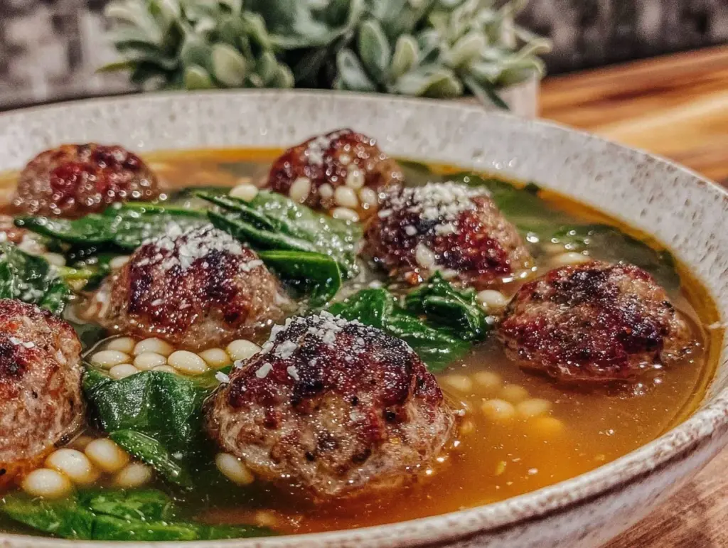 slow cooker italian wedding soup - featured image