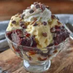 triple chocolate brownie sundae - featured image