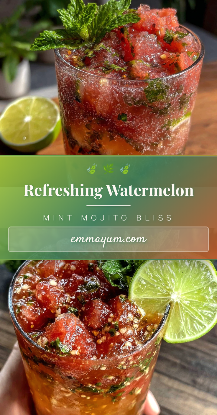 watermelon mint mojito recipe