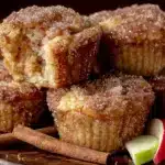 apple cider donut muffins - featured image