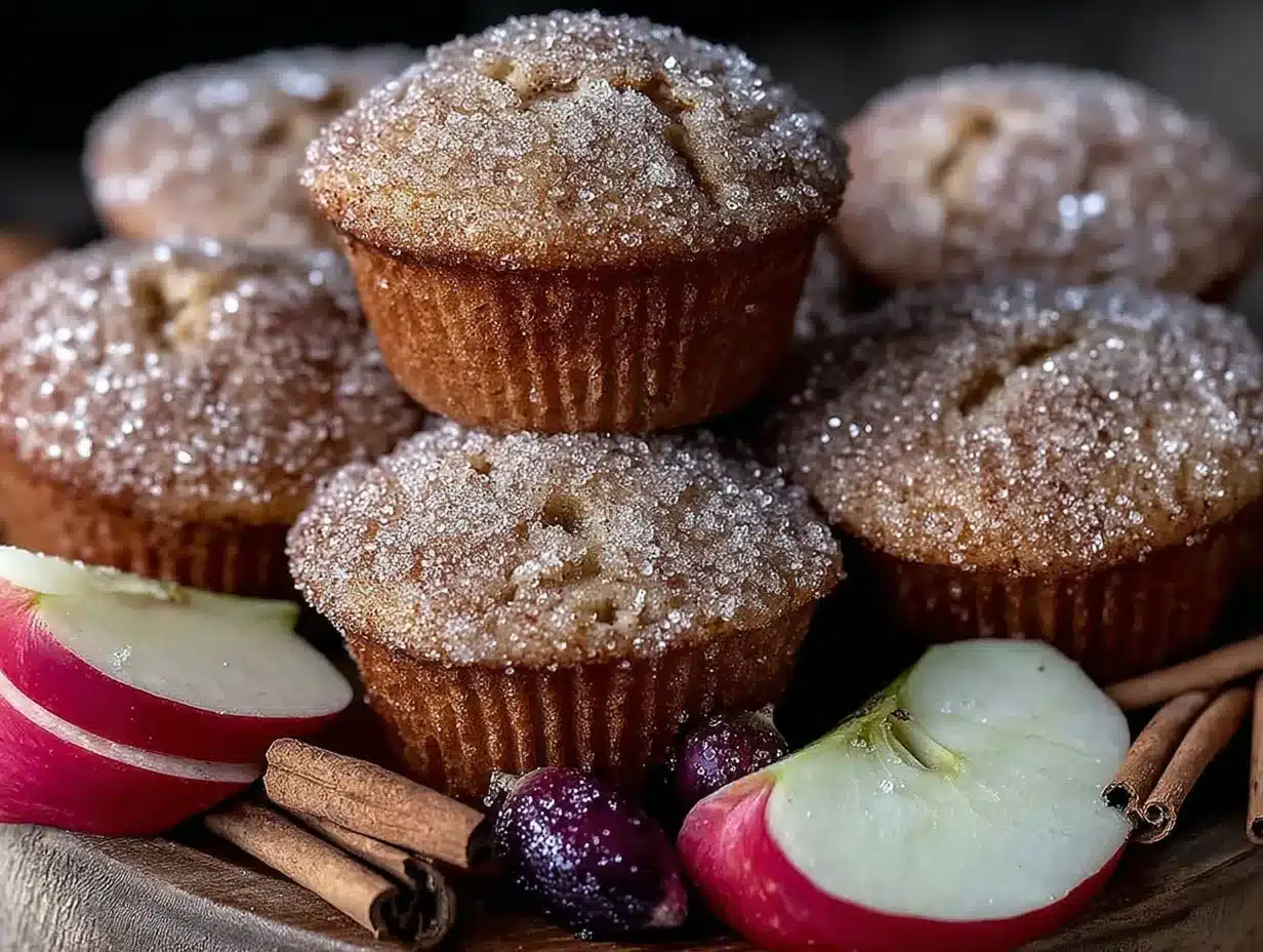 apple cider donut muffins preparation steps