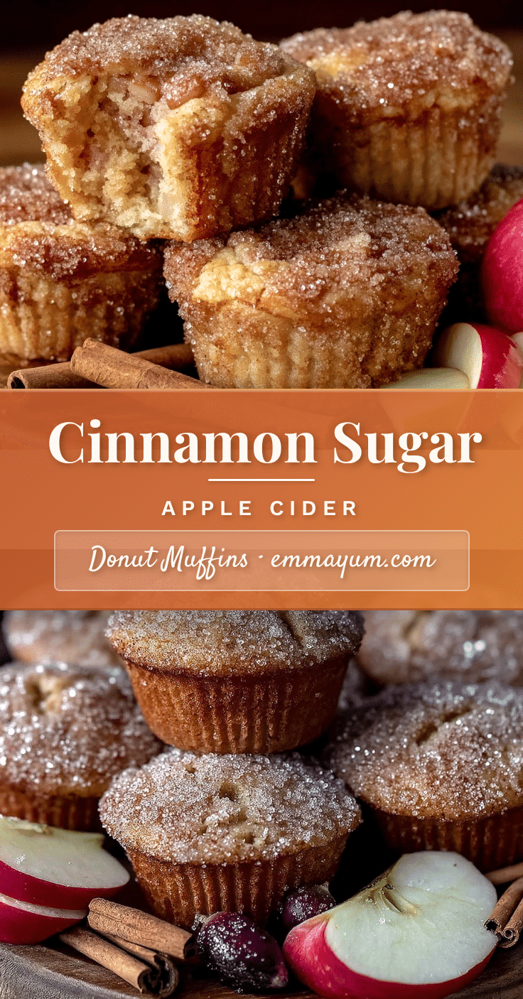 apple cider donut muffins recipe