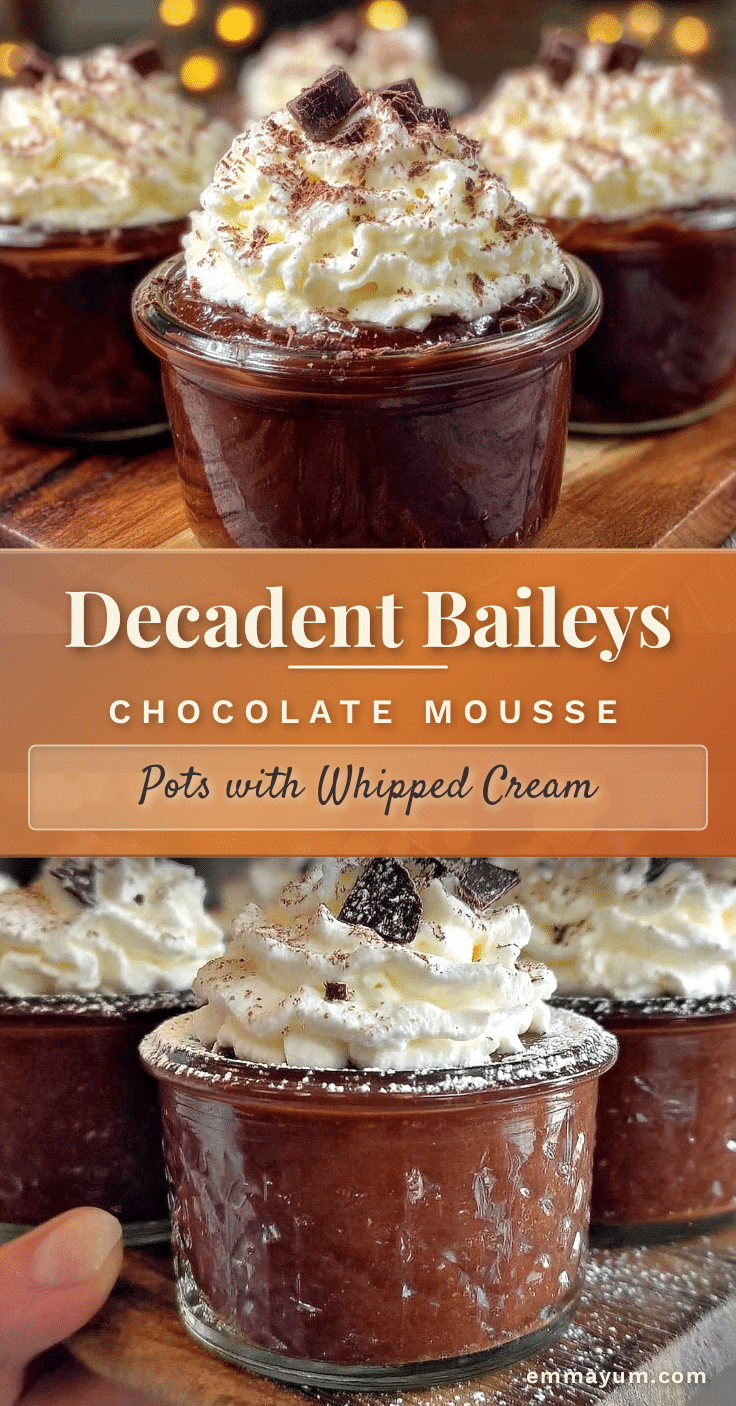 Baileys Chocolate Mousse Pots recipe