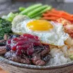 bibimbap rice bowl - featured image