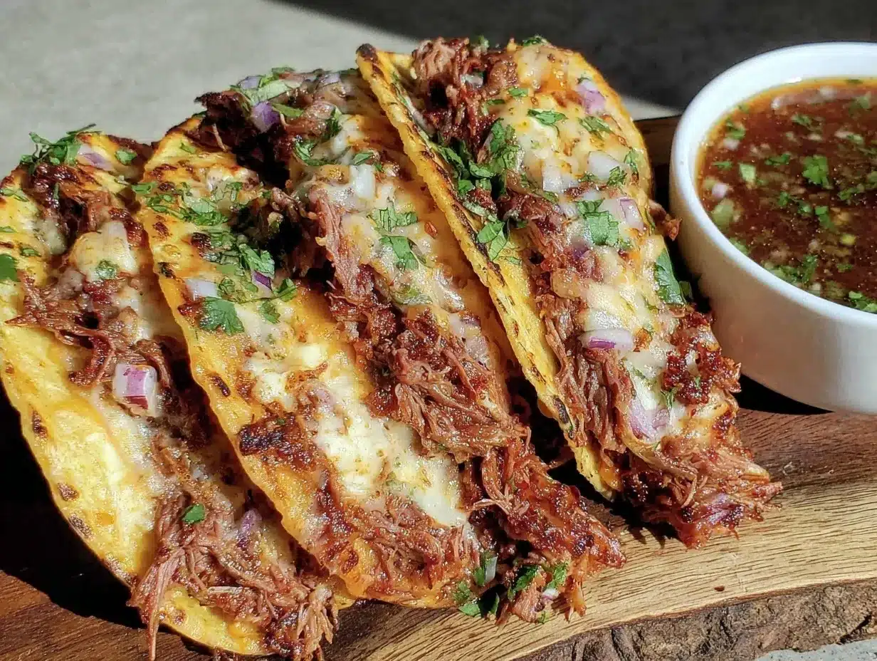 birria queso tacos preparation steps