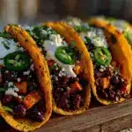 black bean and sweet potato tacos - featured image
