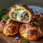 cheese-stuffed meatball bombs - featured image