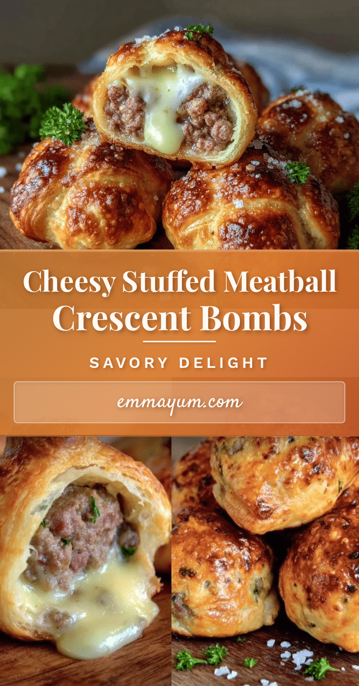 cheese-stuffed meatball bombs recipe
