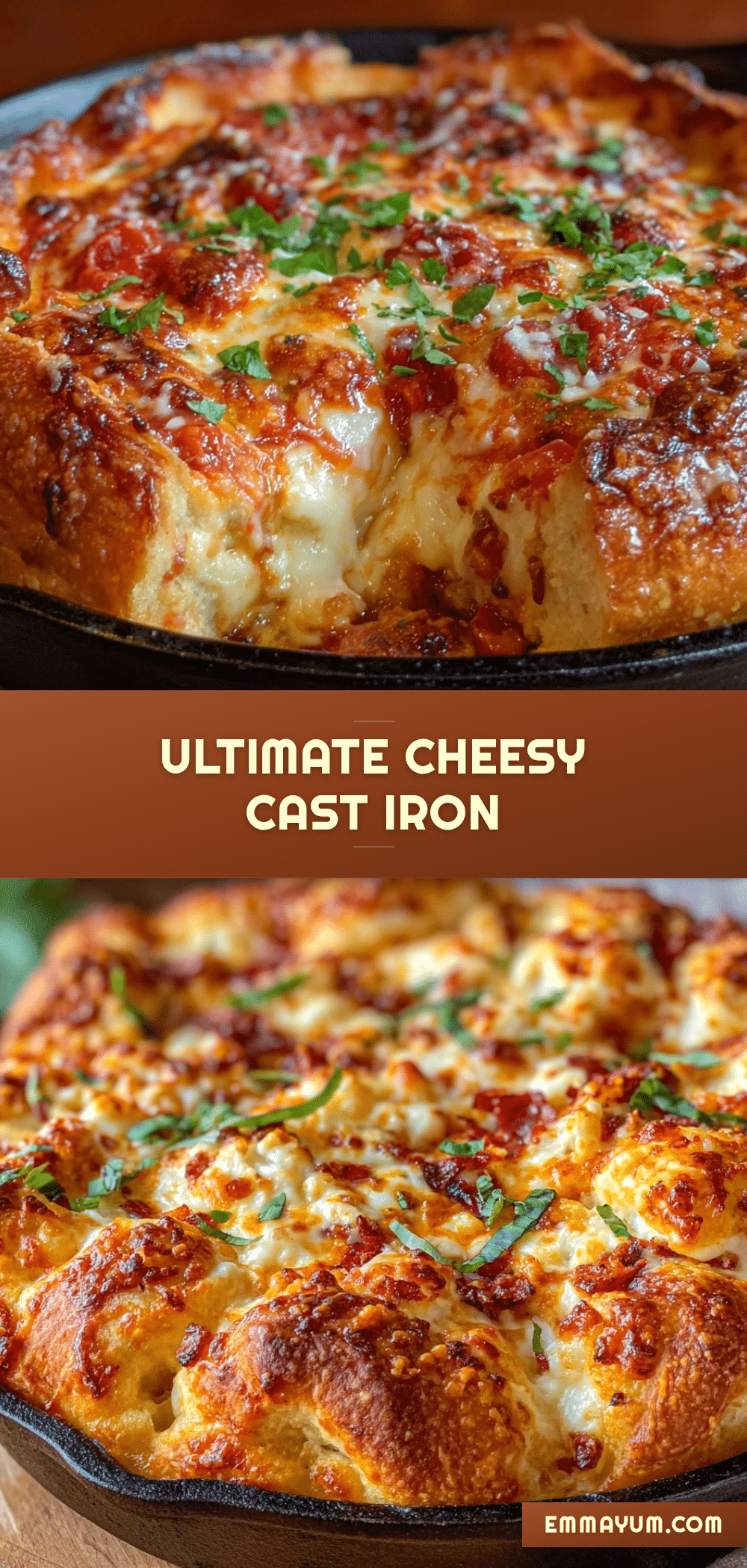 cheesy cast iron deep dish pizza recipe