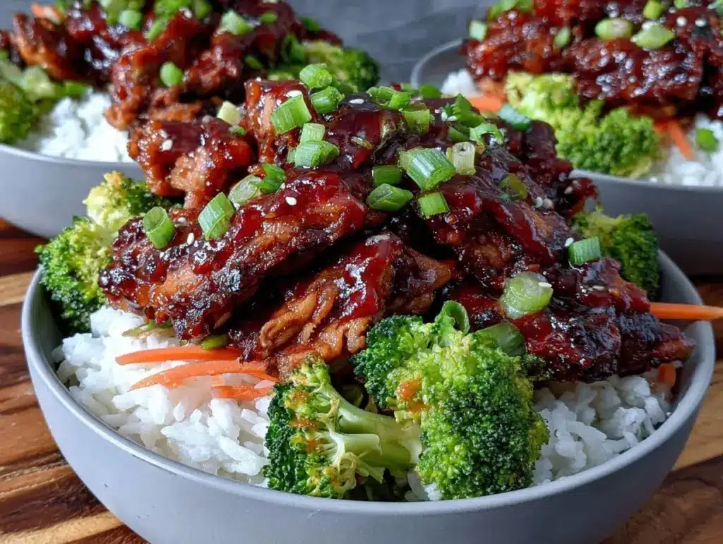 chicken teriyaki bowls - featured image