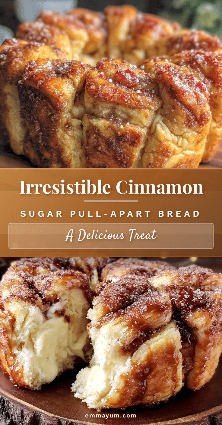 cinnamon sugar pull-apart bread recipe