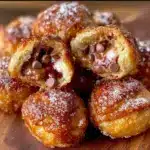 cookie dough stuffed pretzel bites - featured image