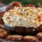 creamy beer cheese dip - featured image