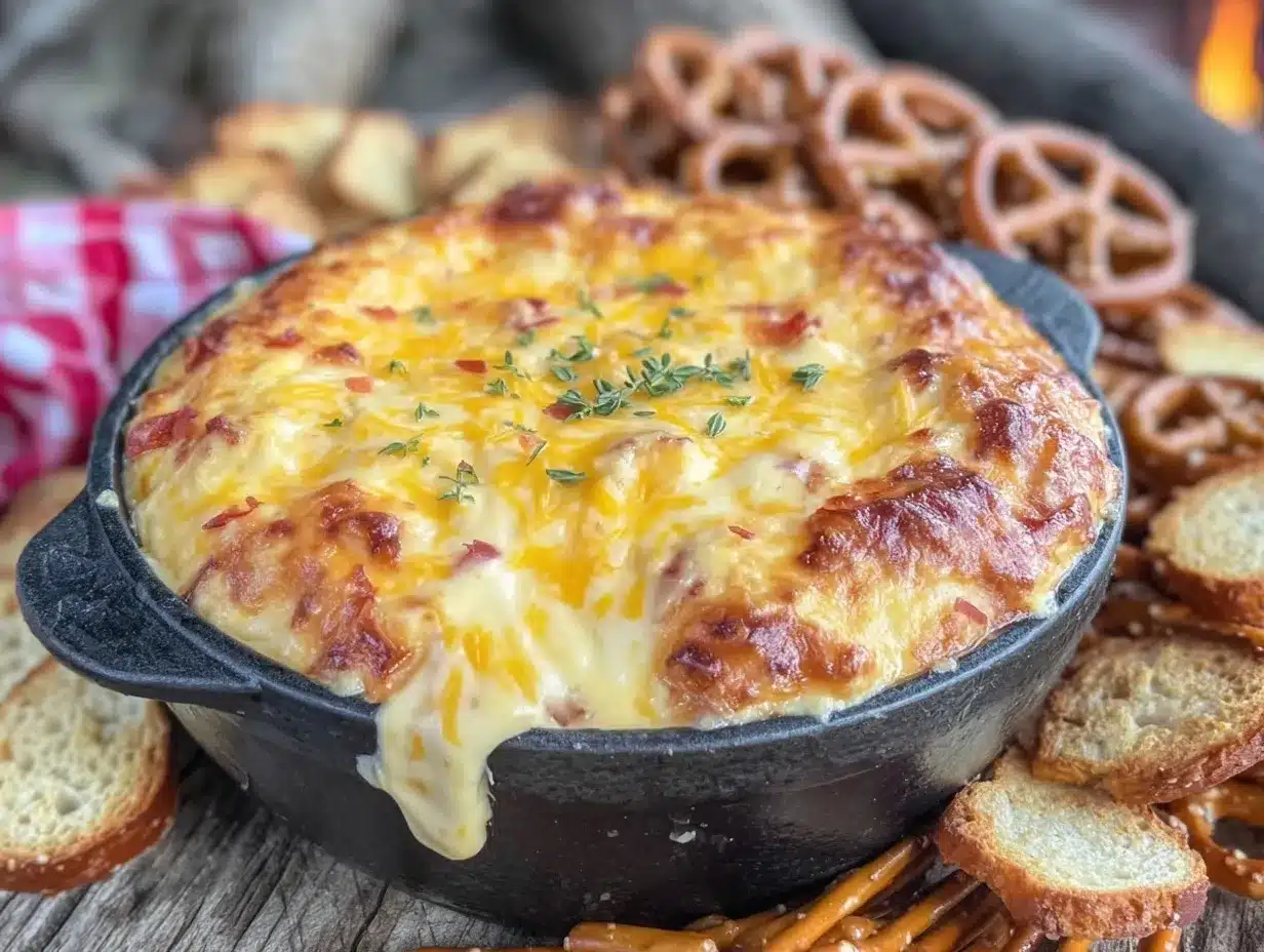 creamy beer cheese dip preparation steps