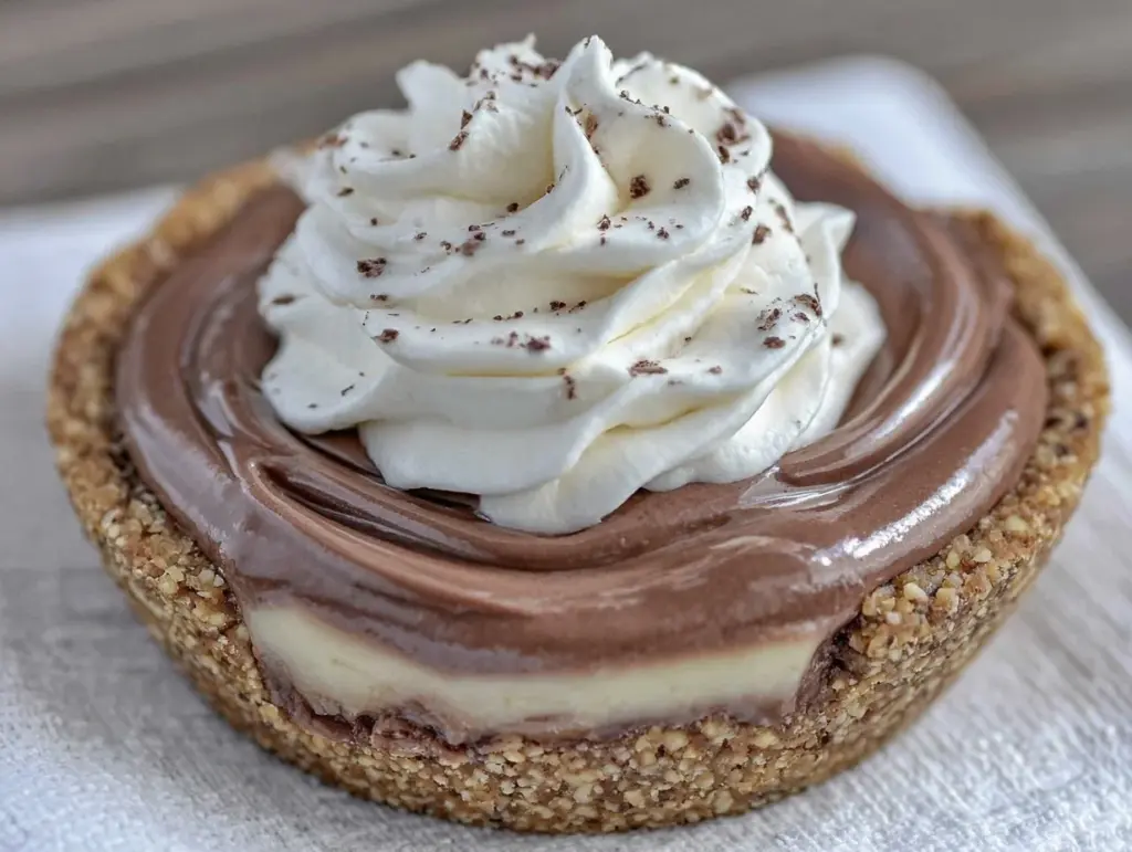 creamy chocolate silk pie - featured image